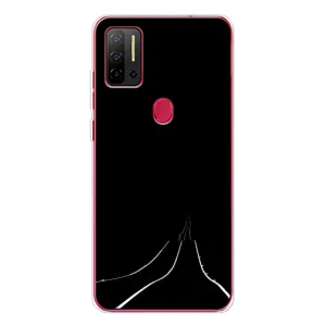 Чехол с картинками на черном фоне для Ulefone Note 11P (Дорога)