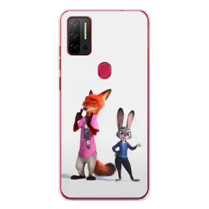 Силіконовий чохол з принтом Зоотрополіс для Ulefone Note 11P (Джуді і Нік)