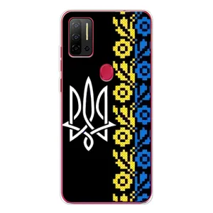 Силиконовый Чехол на Ulefone Note 11P (Герб и вышыванка)