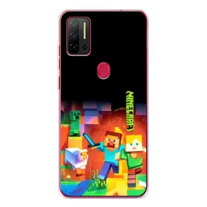 Чехлы для Ulefone Note 11P (Персонажи Майн Крафт) (Герой Майнкрафт)