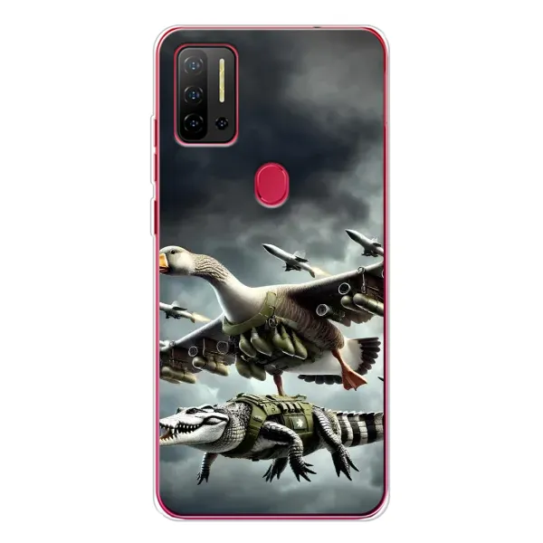 Чехол с рисунком «Гусини и крокодило» для Ulefone Note 11P Чехол с рисунком «Гусини и крокодило» для Ulefone Note 11P