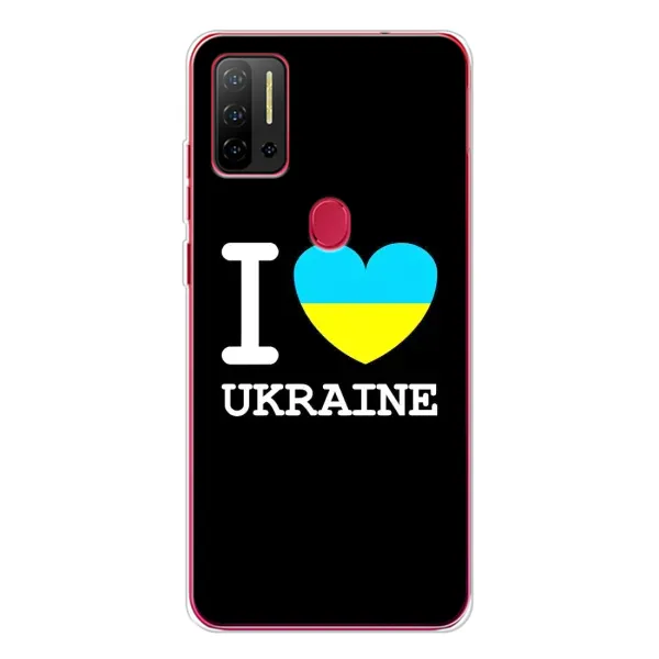 Чохол з малюнком «I Love Ukraine» для Ulefone Note 11P Чохол з малюнком «I Love Ukraine» для Ulefone Note 11P