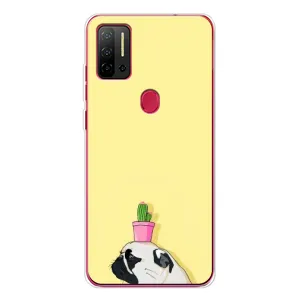 Бампер для Ulefone Note 11P з картинкою "Песики" (Кактус на голові)
