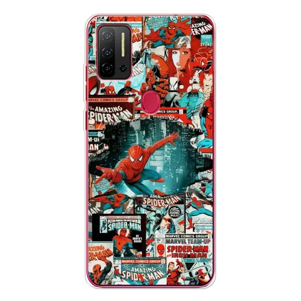 Чехол с рисунком «Комиксы Человек Паук» для Ulefone Note 11P Чехол с рисунком «Комиксы Человек Паук» для Ulefone Note 11P