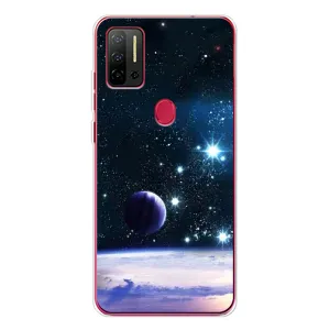 Чохол (ТПУ) з планетами на Ulefone Note 11P (Космічний вид)
