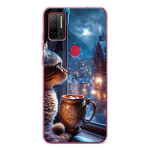 Чехлы на Новый Год Ulefone Note 11P (Кот новогодний)