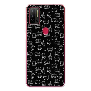 Чохол на тематику: Коти для Ulefone Note 11P (Котики на чорному)