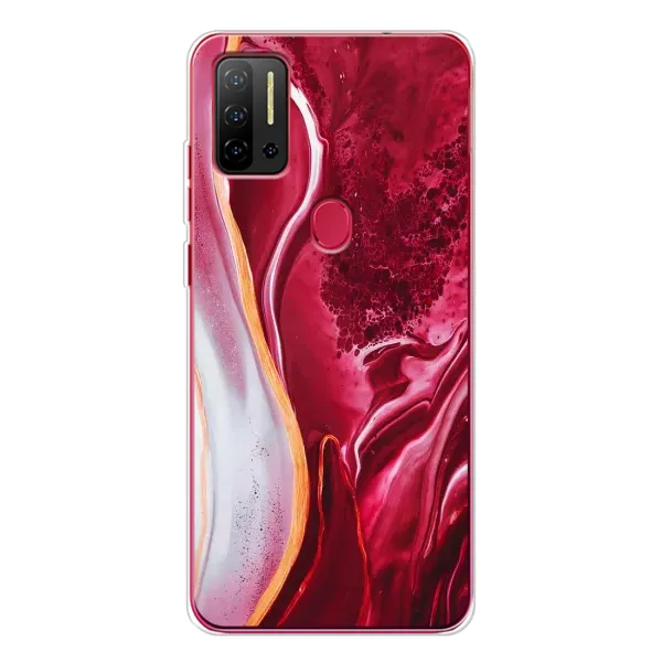 Чехол с рисунком «Красный мрамор» для Ulefone Note 11P Чехол с рисунком «Красный мрамор» для Ulefone Note 11P