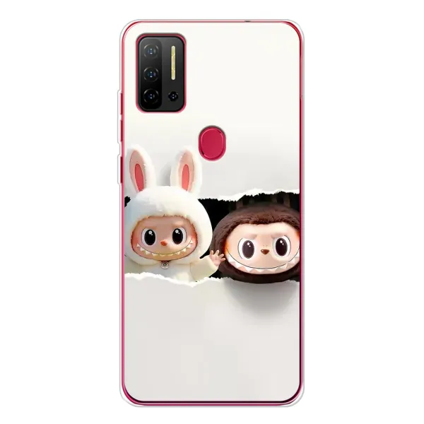 Чехол с рисунком «Фигурки Labubu» для Ulefone Note 11P Чехол с рисунком «Фигурки Labubu» для Ulefone Note 11P