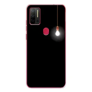 Чехол с картинками на черном фоне для Ulefone Note 11P (Лампочка)