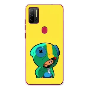 Чехол Бравл Старс для Ulefone Note 11P (Леон (LEON))