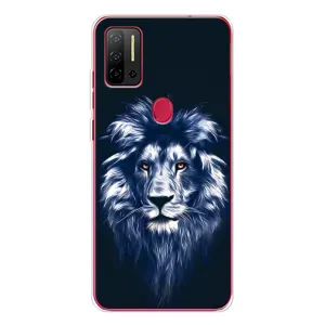 Чохол з картинкою на Ulefone Note 11P (Лев – синій)