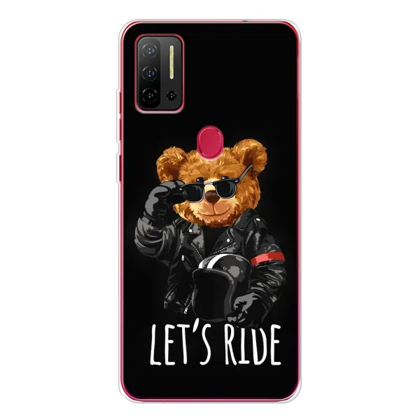 Чехол с рисунком «Модный Мишка» для Ulefone Note 11P
