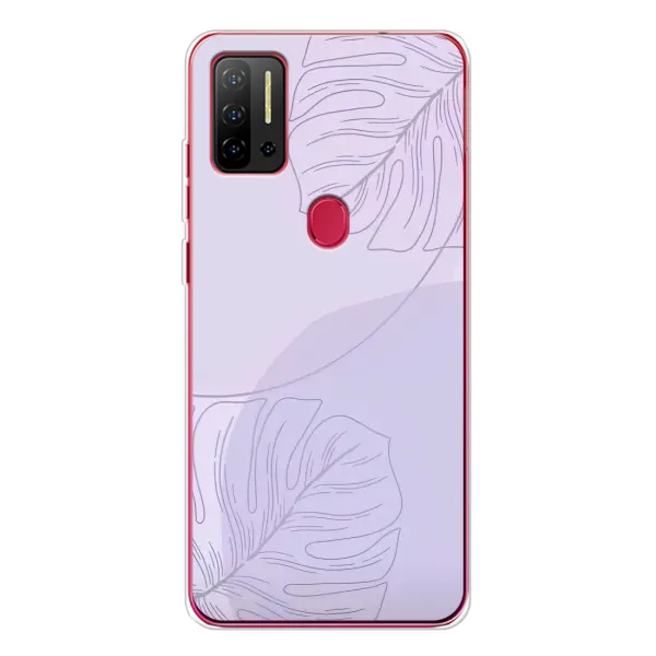 Чехол с рисунком «Монстера фиолетовая» для Ulefone Note 11P Чехол с рисунком «Монстера фиолетовая» для Ulefone Note 11P