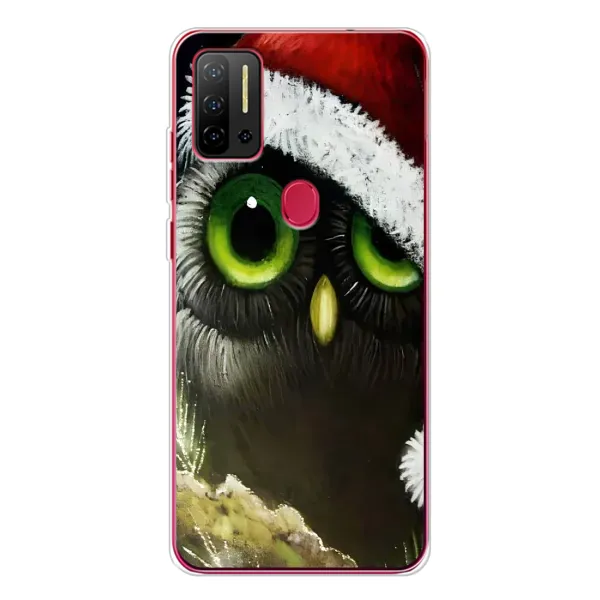 Чехол с рисунком «Новогодняя Сова» для Ulefone Note 11P Чехол с рисунком «Новогодняя Сова» для Ulefone Note 11P