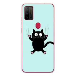 Силіконовий чохол з котиком для Ulefone Note 11P (Падаючий кіт)