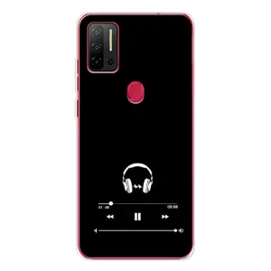 Чехол с картинками на черном фоне для Ulefone Note 11P (Плеер)