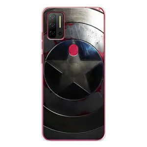 Чехол с Щитом Капитана Америки на Ulefone Note 11P (Ретро Щит Капитана)