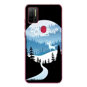 Силиконовый бампер на рождество для Ulefone Note 11P (Рождественский Олень)