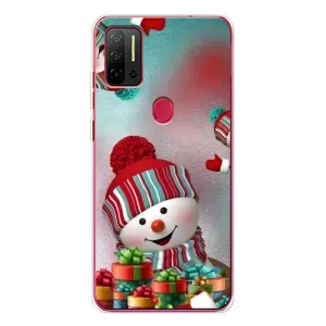 Чехлы на Новый Год Ulefone Note 11P (Снеговик в шапке)