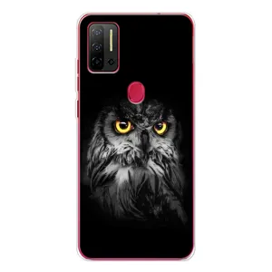 Чохли з принтом СОВИ для Ulefone Note 11P (Сова на чорному)