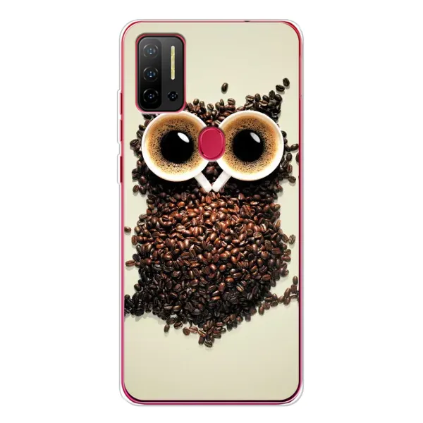 Чехол с рисунком «Сова с зерен кофе» для Ulefone Note 11P Чехол с рисунком «Сова с зерен кофе» для Ulefone Note 11P