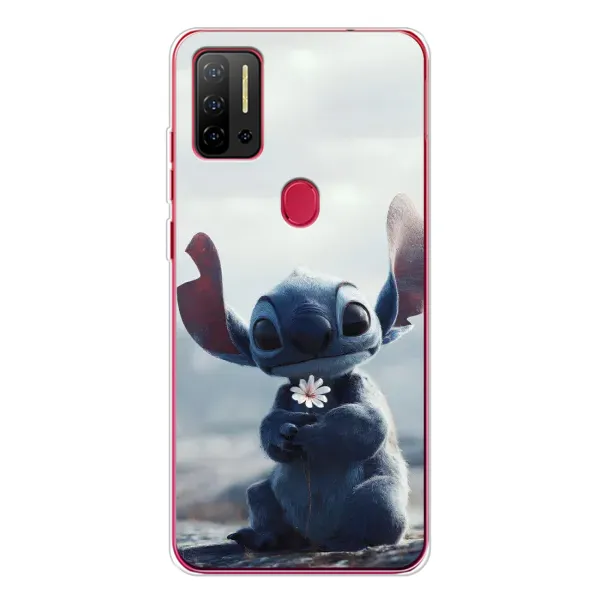Чехол с рисунком «Стич с цветочком» для Ulefone Note 11P Чехол с рисунком «Стич с цветочком» для Ulefone Note 11P