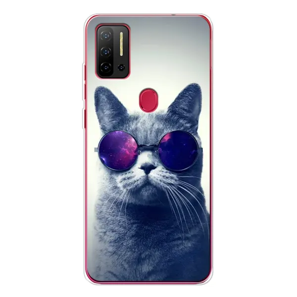 Чехол с рисунком «Стильный КОТ» для Ulefone Note 11P Чехол с рисунком «Стильный КОТ» для Ulefone Note 11P