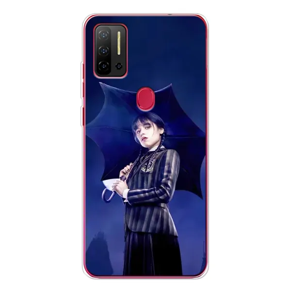 Чехол с рисунком «Уэнсдей с зонтом» для Ulefone Note 11P Чехол с рисунком «Уэнсдей с зонтом» для Ulefone Note 11P