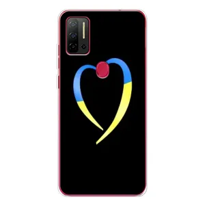 Силиконовый Чехол на Ulefone Note 11P (Я-Украина) (Украинское сердце)