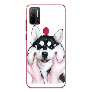 Бампер для Ulefone Note 11P з картинкою "Песики" (Собака Хаскі)