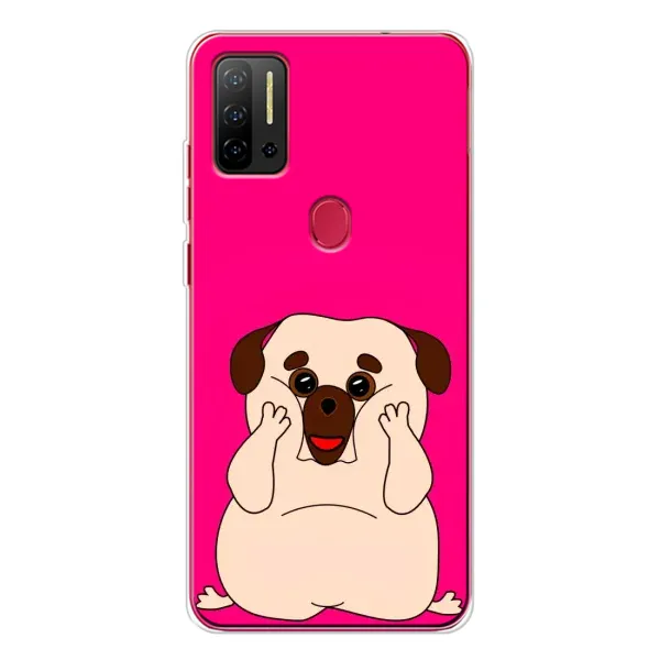 Чехол с рисунком «Веселый Мопсик» для Ulefone Note 11P Чехол с рисунком «Веселый Мопсик» для Ulefone Note 11P