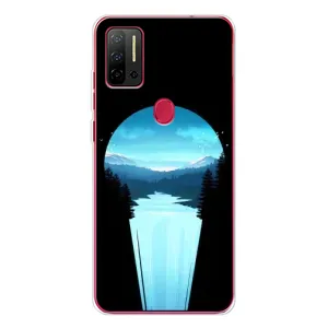 Летний Чехол на Ulefone Note 11P (Синий Водопад)