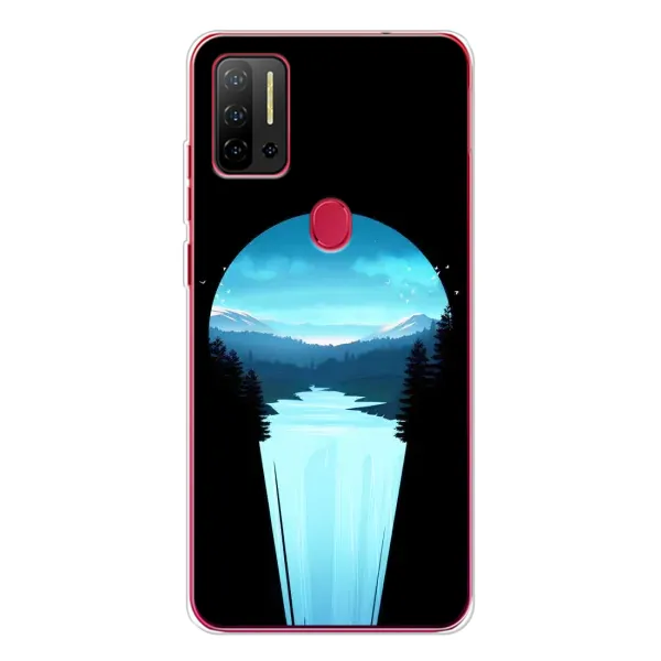 Чехол с рисунком «Синий Водопад» для Ulefone Note 11P