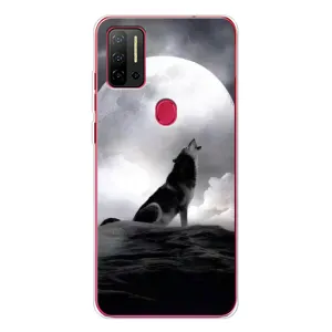 Чохол з Вовком на Ulefone Note 11P (Вовк і місяць)