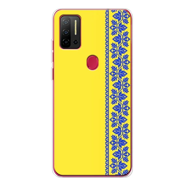 Чехол с рисунком «Вышиванка на желтом» для Ulefone Note 11P