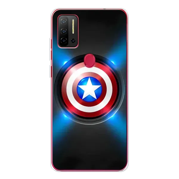 Чехол с рисунком «Яркий Щит Капитана» для Ulefone Note 11P