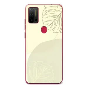 Чехол цветочный дизайн для Ulefone Note 11P (Зелёный фон)