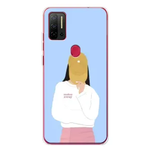 Силіконовый Чохол на Ulefone Note 11P з картинкой Модных девушек (Жовта кепка)
