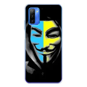 Чехол с Украинской символикой на Ноте 12 (Анонимус патриот)