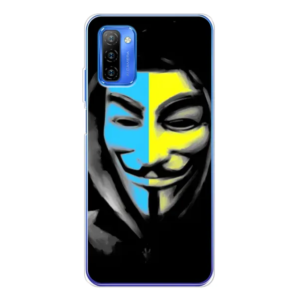 Чохол з малюнком «Анонімус патріот» для Ulefone Note 12 Чохол з малюнком «Анонімус патріот» для Ulefone Note 12