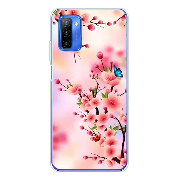 Чехол с рисунком «Бабочки на сакуре» для Ulefone Note 12 Чехол с рисунком «Бабочки на сакуре» для Ulefone Note 12