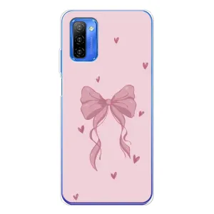 Чехол банты для Ulefone Note 12 (Бант на розовом)