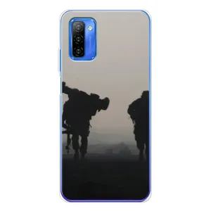 Чехлы на военную тематику для Ulefone Note 12 (Бой солдат)