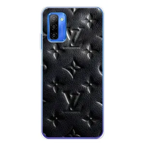 Текстурный Чехол Louis Vuitton для Ноте 12 (Черный ЛВ)