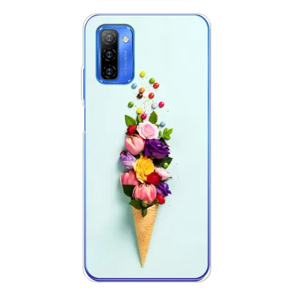 Чехол с рисунком «Цветок-мороженное» для Ulefone Note 12