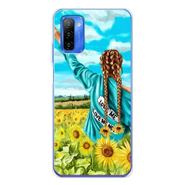 Чехол с рисунком «Девушка на поле» для Ulefone Note 12