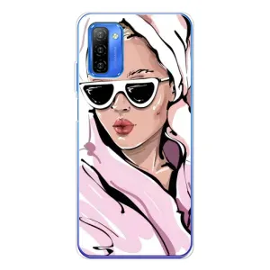 Чехол с картинкой Модные Девчонки Ulefone Note 12 (Девушка в халате)