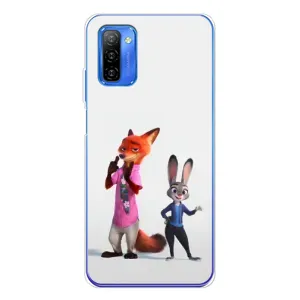 Силиконовый чехол с принтом Зоотрополіс для Ulefone Note 12 (Джуди и Ник)
