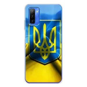 Чехол с картинкой (Патриотический ГЕРБ) на Ulefone Note 12 (Герб и Флаг Украины)